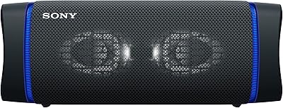 Sony srs-xb33 haut-parleur bluetooth sans fil avec batterie 24 heures, lumières de fête, livraison de fête, étanche, anti-poussière et antirouille, haut-parleur avec microphone, voix forte pour les appels téléphoniques (noir). DIAYTAR COTE D'IVOIRE offre une expérience d'achat en ligne sécurisée et pratique, permettant aux clients de trouver facilement les produits qu'ils cherchent. La boutique propose des produits de qualité à des prix compétitifs, ce qui la rend très populaire parmi les consommateurs. Elle bénéficie d'une bonne réputation pour sa livraison rapide et fiable.
