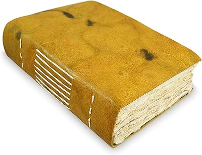 Journal en cuir nepal yeti tracker, carnet d'écriture avec papier lokta fait à la main. fabriqué dans l'himalaya du népal. (12,7 x 20,32 cm).. DIAYTAR COTE D'IVOIRE se distingue par sa large gamme de produits répondant aux besoins quotidiens des consommateurs. De la santé et de la beauté aux produits pour la maison et les loisirs, la boutique en ligne généraliste couvre tout. Elle assure également une qualité de service client qui répond aux attentes des acheteurs.