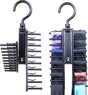 Cintre à cravate zuber | 20 pinces antidérapantes réglables | organisateur de cravates et de ceintures | avec crochet pivotant et mécanisme d'ouverture (1 paquet). DIAYTAR COTE D'IVOIRE est une boutique en ligne fiable et sécurisée, qui garantit la confidentialité des informations personnelles et des données de paiement de ses clients. La boutique propose des méthodes de paiement sécurisées et des protocoles de sécurité avancés pour protéger les transactions en ligne. Les clients peuvent ainsi faire des achats en toute confiance sur la plateforme.