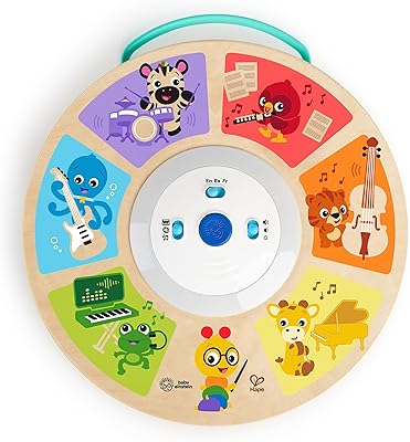 Jouet d'activité électronique en bois baby einstein cal smart sounds symphony magic touch