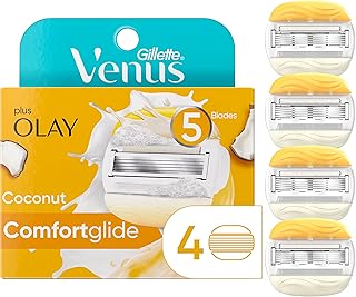 Rasoirs pour femmes gillette venus comfortglide, 4 unités, infusés au parfum de noix de coco olay. La boutique en ligne DIAYTAR COTE D'IVOIRE propose une gamme étendue de produits allant des électroniques aux produits alimentaires, en passant par les vêtements et les accessoires. Elle se positionne comme la boutique en ligne la plus complète en Côte d'Ivoire. Les clients peuvent profiter de promotions et de réductions régulières sur différents produits.