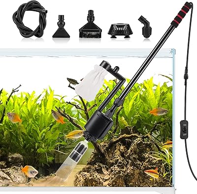 Kit de siphon à gravier pour aquarium aka, aspirateur de changement d'eau d'aquarium