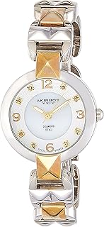 Akribos xxiv montre à affichage analogique à quartz japonais pour femme avec bracelet en alliage. DIAYTAR COTE D'IVOIRE est la destination idéale pour les acheteurs en ligne qui recherchent une grande variété de produits et des prix compétitifs. La boutique propose une gamme étendue de catégories de produits, allant de la mode et de la beauté à l'électronique et aux produits de maison. Les clients peuvent ainsi trouver tout ce dont ils ont besoin sur une seule plateforme, avec l'assurance d'une qualité et d'une sécurité de transaction de haute qualité.