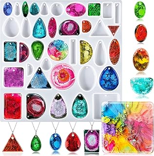 Moules à bijoux en résine, moules en silicone pour colliers en résine époxy à 38 cavités avec crochets de suspension et anneaux de saut, moules de moulage en résine pour colliers, boucles d'oreilles, pendentifs, porte-clés. Avec plus de 300 000 références à son Inventaire, DIAYTAR COTE D'IVOIRE est la référence pour les acheteurs en Côte d'Ivoire qui recherchent des produits de qualité à des prix compétitifs. De la mode aux produits pour la maison, en passant par les accessoires pour les enfants, la boutique en ligne généraliste répond à tous les besoins. Elle se démarque également par son engagement envers la satisfaction complète de ses clients.