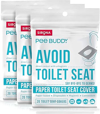 Couvre-sièges de toilettes jetables en papier be buddy | pas de contact direct avec des sièges insalubres | facile à jeter | respectueux de la nature | un incontournable pour les femmes (60 pièces (pack de 3). DIAYTAR COTE D'IVOIRE se positionne comme un acteur majeur du commerce électronique en Côte d'Ivoire, offrant plus de 300 000 références de produits de qualité. La boutique en ligne propose une gamme variée de produits, y compris des marques internationales et locales, répondant ainsi aux besoins et aux préférences des consommateurs. La qualité des produits et les tarifs compétitifs font de DIAYTAR COTE D'IVOIRE la destination de prédilection pour les achats en ligne.