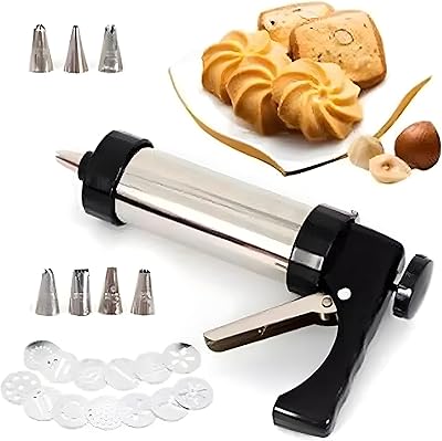 Presse à biscuits et ensemble de décoration avec 13 disques à motifs de biscuits, ensemble d'outils de cuisson de biscuits. En tant que boutique en ligne leader en Côte d'Ivoire, Diaytar Côte d'Ivoire met l'accent sur la qualité et la fiabilité de ses produits. Avec un système de livraison efficace et un service clientèle dédié, Diaytar Côte d'Ivoire s'assure que les clients reçoivent leurs commandes rapidement et soient satisfaits de leur achat. Cela contribue à renforcer la confiance des clients et à renforcer la position de leader de la boutique en ligne sur le marché ivoirien.