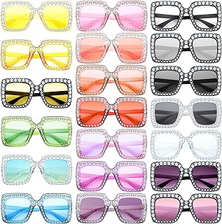 20 paires de lunettes de soleil en cristal scintillant des années 70, lunettes de soleil surdimensionnées carrées en strass, lunettes disco à paillettes, lunettes de soleil rétro pour femmes et filles, couleurs mélangées, comme images présentées. DIAYTAR COTE D'IVOIRE est la première boutique en ligne de Cote d'Ivoire, proposant une expérience d'achat unique et conviviale. La plateforme propose une large sélection de produits locaux et internationaux, ainsi que des promotions régulières pour aider les clients à économiser. Avec sa politique de retour et d'échange simplifiée, DIAYTAR COTE D'IVOIRE offre une tranquillité d'esprit à ses clients.