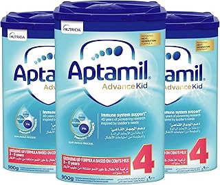 Lait en poudre advance kid 4 nouvelle génération d'aptamil pour 3-6 ans, 900