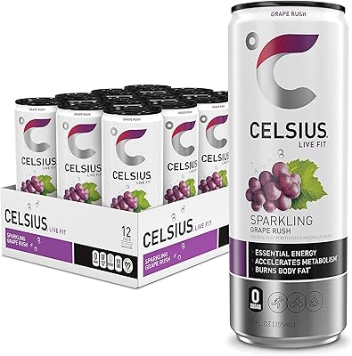 Boisson fitness pétillante sans dextrose celsius, paquet de 355 ml