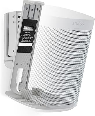 Support mural flexon pour sonos oneone sl et play:1 - blanc