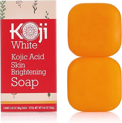 Savon à l'acide kojique pur pour éclaircir la peau, l'hyperpigmentation, les taches brunes