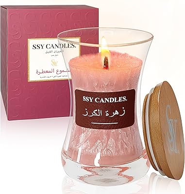 Bougie parfumée aux fleurs de cerisier | en cire végétale naturelle pour chambre