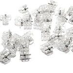 100 mini pinces à cheveux, pinces à cheveux, filles, dames, pinces orchidées, transparentes