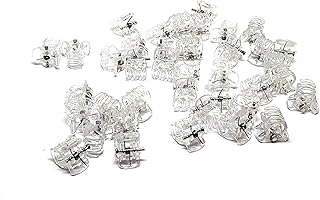 100 mini pinces à cheveux, pinces à cheveux, filles, dames, pinces orchidées, transparentes