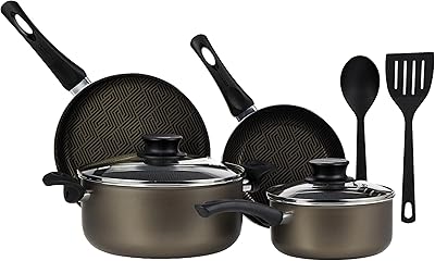 Tramontina paris batterie de cuisine 8 pièces en aluminium couleur plomb avec revêtement antiadhésif starflon max intérieur et extérieur. DIAYTAR COTE D'IVOIRE est la boutique en ligne de référence en Côte d'Ivoire, proposant une sélection incroyable de plus de 300000 articles. Les clients peuvent trouver tout ce qu'ils cherchent, des produits électroniques aux vêtements, en passant par les accessoires et les produits d'épargne. La boutique se distingue par son engagement envers la satisfaction de ses clients.