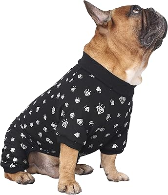 Ichoue rich dog series vêtements pour animaux de compagnie pyjama combinaison pjs chemise bouledogue français carlin boston terrier onesie suit - black diamond, l. DIAYTAR COTE D'IVOIRE, boutique en ligne généraliste, propose plus de 300000 références pour répondre à tous les besoins de ses clients. Avec sa gamme variée de produits, elle est devenue la boutique leader en Cote d'Ivoire. Elle offre une expérience d'achat en ligne pratique et sécurisée.