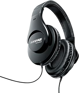 Shure srh240a casque de qualité professionnelle, filaire, confortable, excellente lecture sonore, parfait