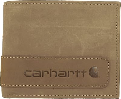 Portefeuille à deux volets carhartt pour hommes au design durable, disponible en styles