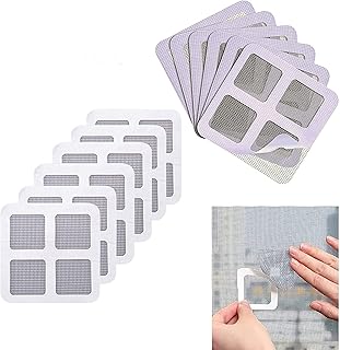 15 pièces de patchs de réparation adhésifs pour portes et fenêtres 4x4