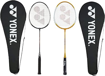 Raquette combo de badminton yonex gr 303 à couverture complète, lot de 2