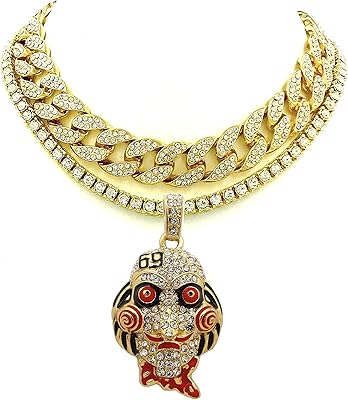 Pyramid jeweler ensemble ras du cou en cuivre miami et 69 pendentifs de rappeurs hip-hop pour hommes en or glacé. En tant que boutique en ligne leader en Côte d'Ivoire, DIAYTAR COTE D'IVOIRE s'efforce de répondre aux besoins de ses clients en proposant une gamme variée de produits et des services de qualité. La boutique propose une livraison rapide et fiable pour que les clients reçoivent leurs produits dans les délais les plus courts possibles. Le service client est également disponible pour répondre à toutes les questions et aux préoccupations des clients.