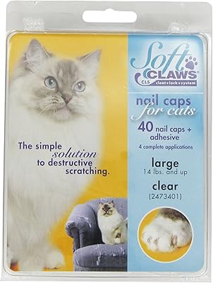 Couvre-ongles pour chat soft claws - kit maison - grand - transparent. DIAYTAR COTE D'IVOIRE est une boutique en ligne généraliste qui propose des produits pour tous les âges et tous les goûts. Elle est réputée pour sa qualité de service et sa capacité à proposer des produits à la mode et tendance. Elle est leader en Côte d'Ivoire en raison de sa grande sélection de produits et de son service de livraison fiable.
