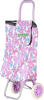 Sac de courses à roulettes royalford 34 litres - rf11370, polyvalent avec poignées