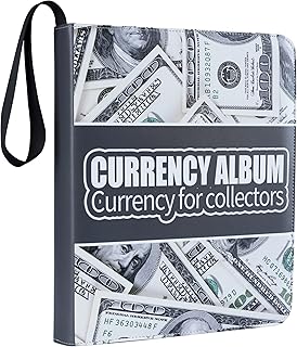Album de collection de pièces de monnaie - 120 porte-billets de poche pour collectionneurs, livre de collection de devises avec 40 couvertures de billets pour stocker et afficher les billets d'un dollar. DIAYTAR COTE D'IVOIRE est une boutique en ligne généraliste qui offre plus de 300 000 références de produits, faisant d'elle le leader du e-commerce en Côte d'Ivoire. Elle propose une large gamme de produits allant de l'électronique à la mode en passant par les produits alimentaires. Avec une telle offre, les clients peuvent trouver tout ce dont ils ont besoin sous un même toit.