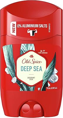 Déodorant old spice stick sans aluminium pour homme, parfum longue durée des profondeurs