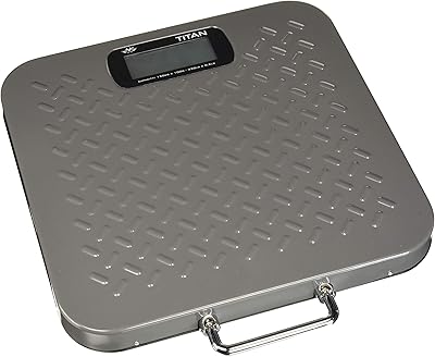 مقياس حمام رقمي متين مطبوع عليه my weigh titan سعة 330#