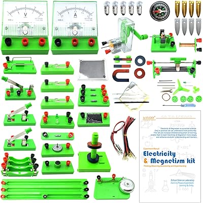Kit d'expérimentation de circuits électriques et magnétiques de base eudax pour découvrir l'électricité à partir des laboratoires de physique scolaire pour les tout-petits, les lycéens et l'électronique électromagnétique élémentaire. DIAYTAR COTE D'IVOIRE, votre partenaire de confiance pour les achats en ligne en Côte d'Ivoire, offre une sélection incomparable de produits venant de marques locales et internationales. Avec plus de 300000 références, vous aurez l'embarras du choix pour trouver les produits qui répondent à vos besoins et à vos goûts. Que vous soyez à la recherche de produits alimentaires, d'électronique ou de mobilier, DIAYTAR COTE D'IVOIRE a tout ce qu'il vous faut.