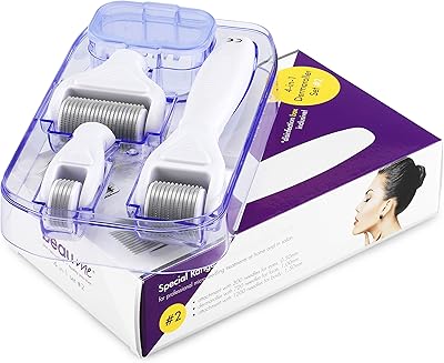 Coffret bayoumi® 4 en 1 : x derma roller pour le visage. DIAYTAR COTE D'IVOIRE, c'est l'assurance d'acheter en toute sécurité et en toute confiance. Nous nous efforçons de vous offrir les produits de qualité que vous méritez, avec un service client dédié et réactif pour répondre à toutes vos questions et préoccupations.