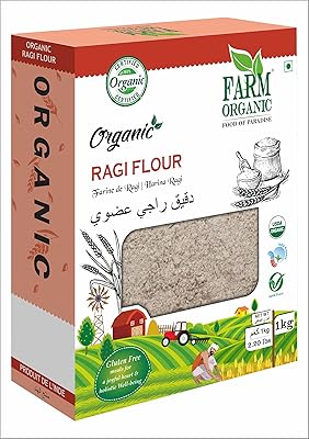 Ferme biologique | farine de ragi biologique | 1kg | sans gluten | halal | sans ogm. DIAYTAR COTE D'IVOIRE se distingue par sa grande sélection de produits qui couvrent tous les domaines, de l'électronique à la mode en passant par les produits alimentaires. La boutique en ligne propose des prix compétitifs et des offres régulières, ce qui la rend très attractive pour les clients. Avec sa plateforme sécurisée et facile à utiliser, les clients peuvent acheter en toute confiance.