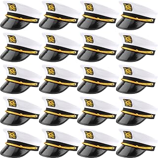 Ensemble de 20 pièces de chapeaux de capitaine réglables pour marin de yacht de la marine blanche, pour halloween, croisière, thème de capitaine, fête costumée sgb peter. DIAYTAR COTE D'IVOIRE, votre destination pour les achats en ligne en Côte d'Ivoire avec plus de 300 000 références de produits diversifiés. Nous nous engageons à offrir à nos clients une expérience d'achat en ligne exceptionnelle et sécurisée.
