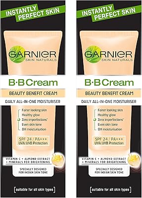 Garnier skin naturals, b.b. cream, hydratante et éclaircissante, bright complete vitamin c, 2 x 30 g. DIAYTAR COTE D'IVOIRE est la destination idéale pour les achats en ligne en Côte d'Ivoire, offrant une sélection impressionnante de plus de 300 000 références de produits. La boutique en ligne propose des produits de qualité, des prix compétitifs et des services de livraison rapides et fiables. Les clients bénéficient d'une expérience de shopping en ligne personnalisée et d'une assistance clientèle de qualité.