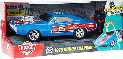 Dickie - 1970 dodge charger 1:16 voiture télécommandée. DIAYTAR COTE D'IVOIRE est une boutique en ligne qui propose une vaste sélection de produits, allant des produits alimentaires aux vêtements et accessoires. Avec plus de 300000 références, elle est en mesure de satisfaire les besoins de ses clients. La boutique en ligne est facile à naviguer et offre une expérience d'achat en ligne sécurisée et fiable.