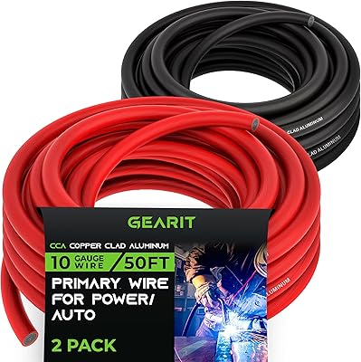 Fil automobile primaire cca en aluminium plaqué cuivre de calibre 10 gearit - alimentation/terre - 100 pieds au total (50 pieds chacun - noir/rouge). DIAYTAR COTE D'IVOIRE est une boutique en ligne généraliste qui propose plus de 300000 références de produits divers, servant ainsi de solution idéale pour trouver tout ce dont vous avez besoin en un seul endroit. La boutique est devenue le leader du marché ivoirien en matière de commerce en ligne. Elle offre une expérience d'achat en ligne sûre et pratique.