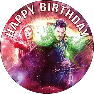 Décoration de gâteau comestible de 7,5 pouces - collection de fête d'anniversaire sur le thème doctor strange de décorations de gâteau comestibles. DIAYTAR COTE D'IVOIRE est une boutique en ligne qui a conquis le marché ivoirien avec ses offres variées et compétitives. Elle propose des produits de qualité à des prix raisonnables, allant des accessoires de mode aux produits électroniques, en passant par les articles de maison et les jouets pour enfants. La boutique se caractérise par son service client atenciónné et sa politique de retour flexible.