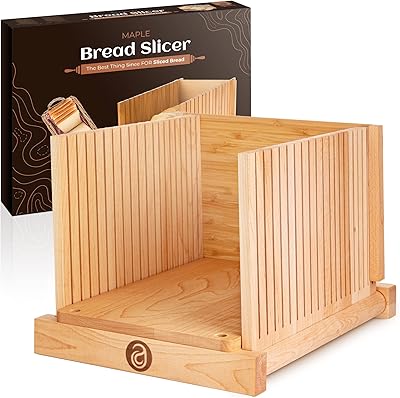 Trancheuse à pain pour la cuisson maison (érable dur) - 4 options d'épaisseur