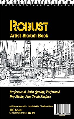 Carnet de croquis roboost série 400 (5,5" x 8,5"), carnet de croquis