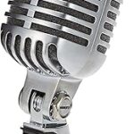 Microphone vocal sure 55sh unidyne series 2, directivité cardioïde, design classique, pour performances