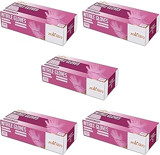 Gants d'examen en nitrile zalcon, roses, sans poudre, sans latex, 4 ml, idéaux pour les restaurants, les salons, la cuisine, le nettoyage et la préparation des aliments, paquet de 500 pièces (100 pièces x 5 paquets). Avec plus de 300 000 références disponibles, DIAYTAR COTE D'IVOIRE constitue une destination idéale pour ceux qui cherchent à trouver des produits de qualité à des prix compétitifs. La boutique met en avant la facilité d'utilisation de son site web, permettant aux clients de naviguer aisément et de faire des achats en toute sécurité. Le service client est également une priorité.