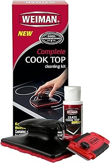 Kit complet de nettoyage de table de cuisson weiman - nettoyant et vernis