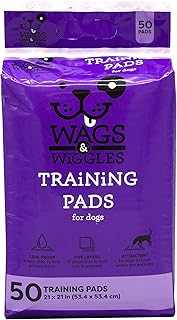 Coussins de dressage pour chiens wags & wiggles, 50 pièces | coussinets