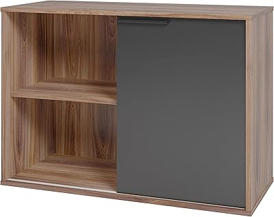 Armoire de bureau brv avec 1 porte et 2 sorties, h 63,5 cm