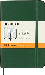 Cahier moleskine classic, couverture souple, pochette (3,5" x 5,5"), ligné/rouge, vert foncé, 192 pages. La boutique en ligne DIAYTAR COTE D'IVOIRE se positionne comme une plateforme de commerce électronique de confiance en Côte d'Ivoire, offrant plus de 300 000 produits provenant de fournisseurs locaux et internationaux. L'objectif de la boutique est de fournir à ses clients une expérience d'achat unique et personnalisée, couplée à des services de livraison performants.