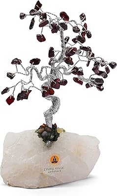 Sculptures en cristal d'agate magique divine guérison et bonne chance pour décorer un arbre