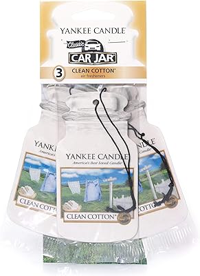 Pack supplémentaire de pots de voiture en coton propre yankee candle - 3