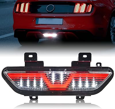Kiusoto feu de recul pour ford mustang, tube de lumière led rouge pour frein central, feu arrière de stationnement, feu arrière de recul pour ford mustang 2018-2021 (1 pièce). La boutique en ligne DIAYTAR COTE D'IVOIRE est la référence pour les achats en ligne en Côte d'Ivoire. Elle propose plus de 300 000 références de produits de qualité, allant de l'électronique à la mode en passant par les produits pour la maison. Les produits sont livrés rapidement et les prix sont abordables, ce qui en fait la boutique en ligne préférée des Ivoiriens.