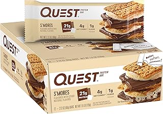 Quest nutrition riche en protéines, faible en glucides, sans gluten, barre keto s'mores, 12 pièces. La boutique en ligne DIAYTAR COTE D'IVOIRE est une plateforme e-commerce de premier plan en Côte d'Ivoire, offrant une large gamme de produits à des prix abordables. Elle garantit une livraison rapide et fiable des commandes, permettant aux clients de recevoir leurs achats dans les délais prévus. La boutique en ligne mise sur la sécurité des transactions pour protéger les informations des clients.